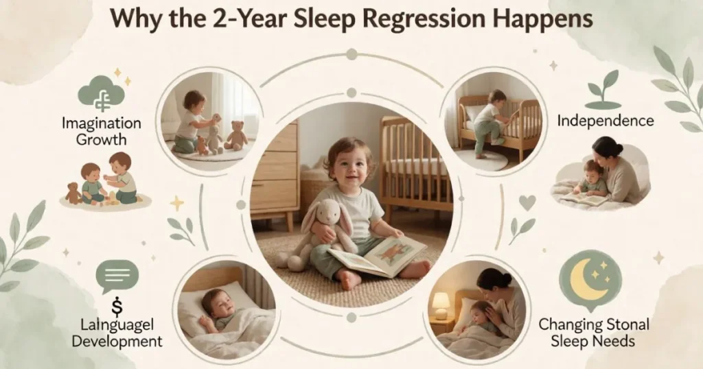 Circle diagram with toddler illustration