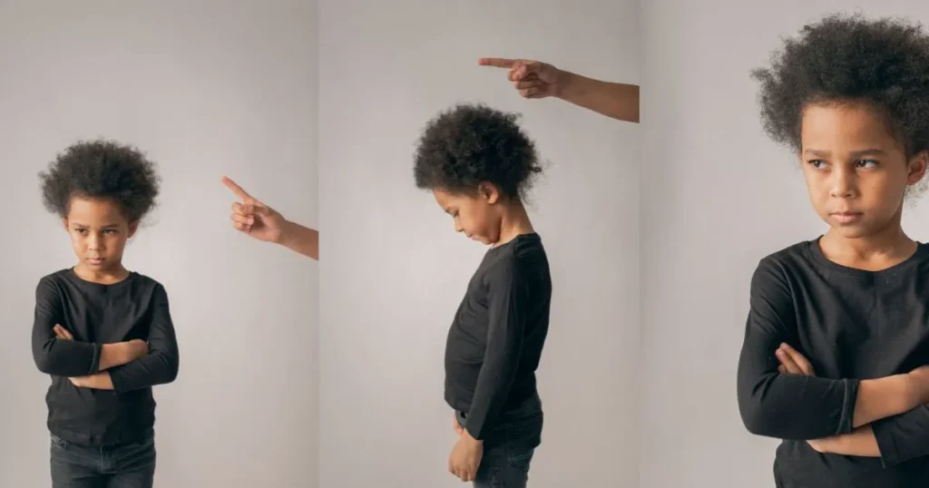 Comparison between supportive positive parenting and harsh discipline.