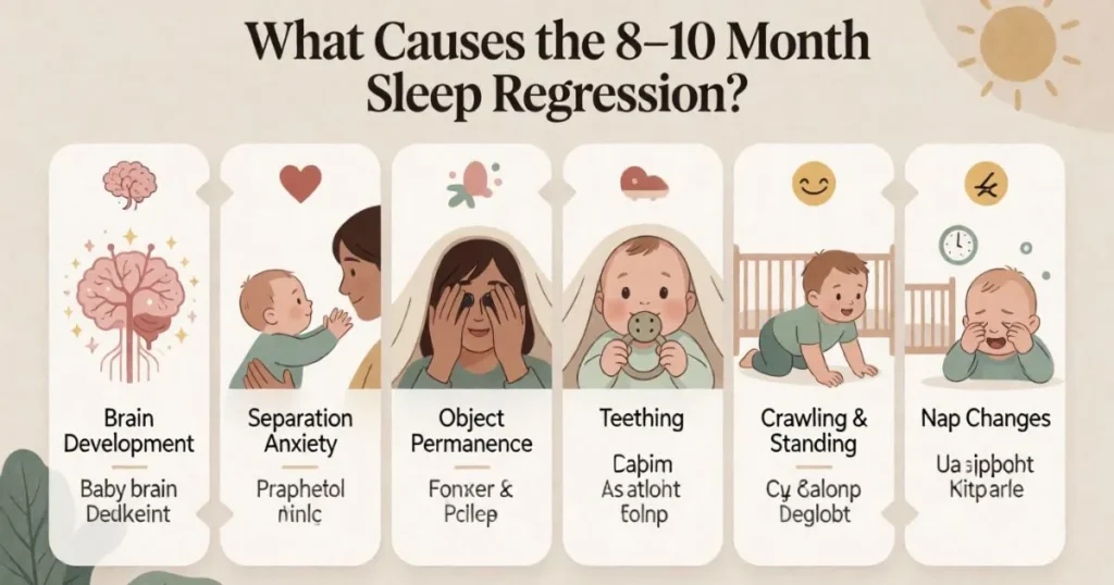 Causes the 8-10 month sleep regression