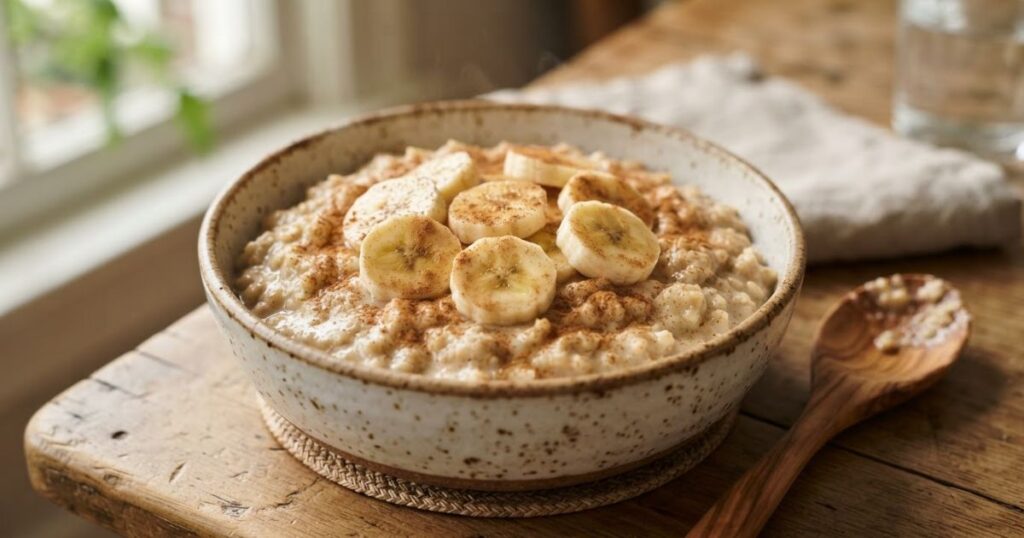 Banana oatmeal
