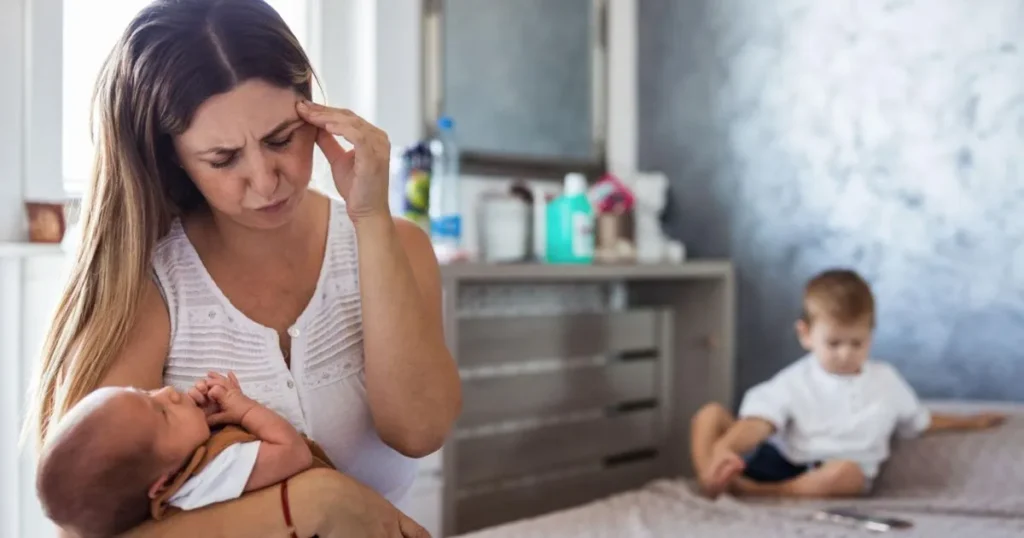 an Overwhelmed Mom