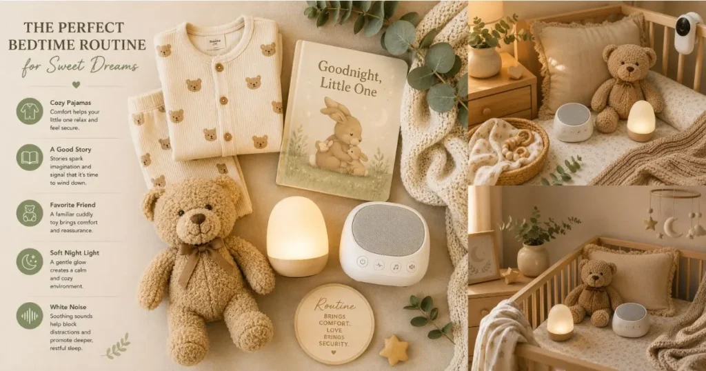 Healthy bedtime routine during sleep regression