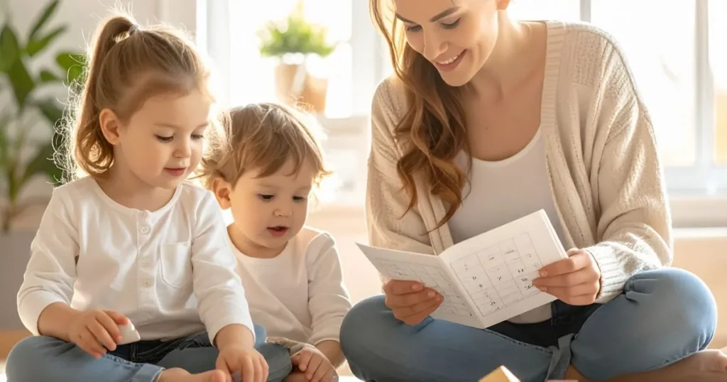 Mom managing household tasks with confidence