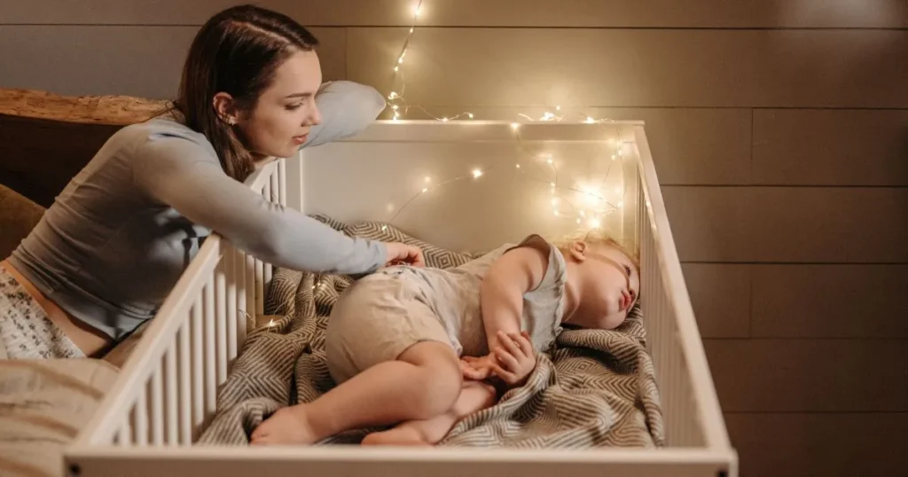 Baby experiencing sleep regression and nighttime waking
