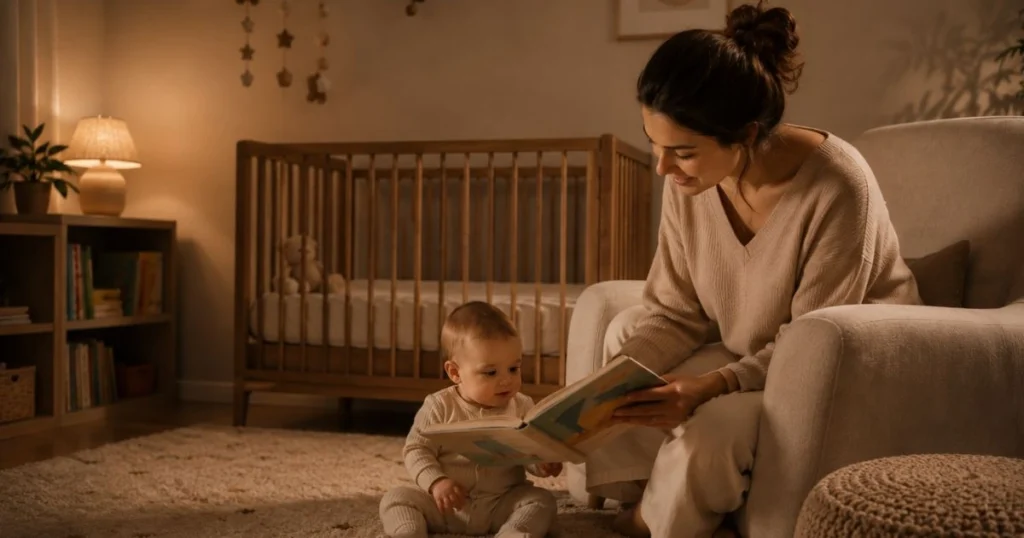 8 month sleep schedule bedtime routine with parent and baby