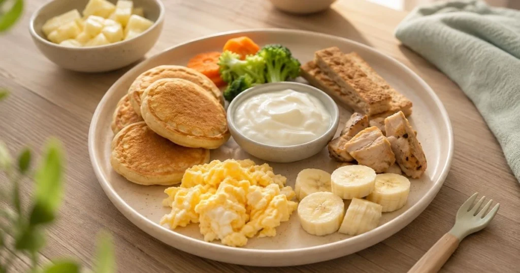toddler picky eater meals with balanced foods