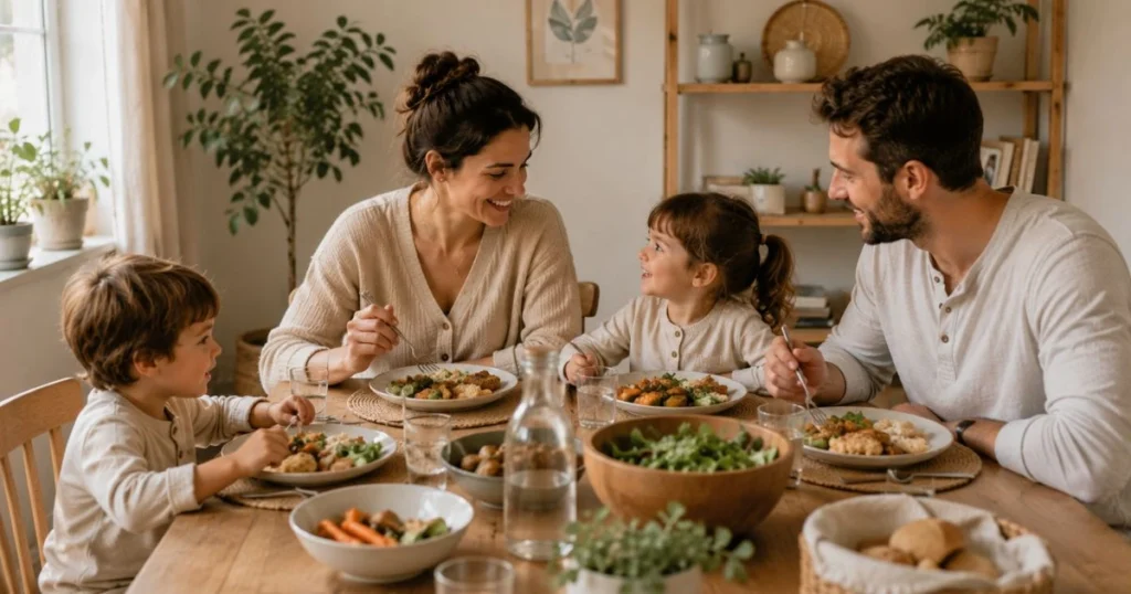 Mom Life: Why It's Hard and How to Enjoy It More (Without Feeling Guilty) 13 Healthy family meal