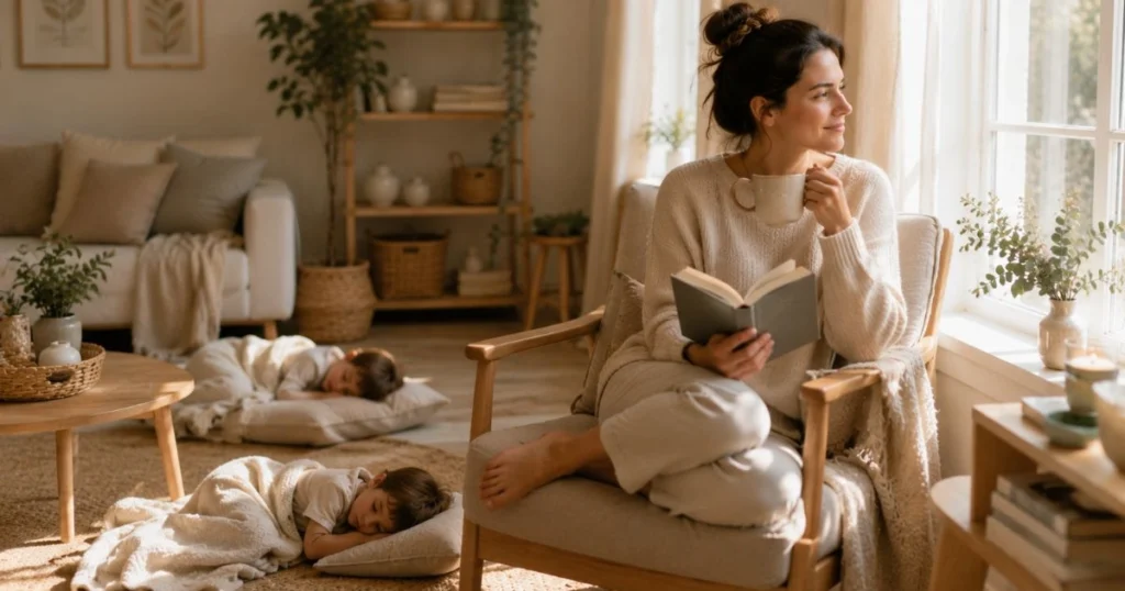 Mom Life: Why It's Hard and How to Enjoy It More (Without Feeling Guilty) 14 Mother enjoying quiet time