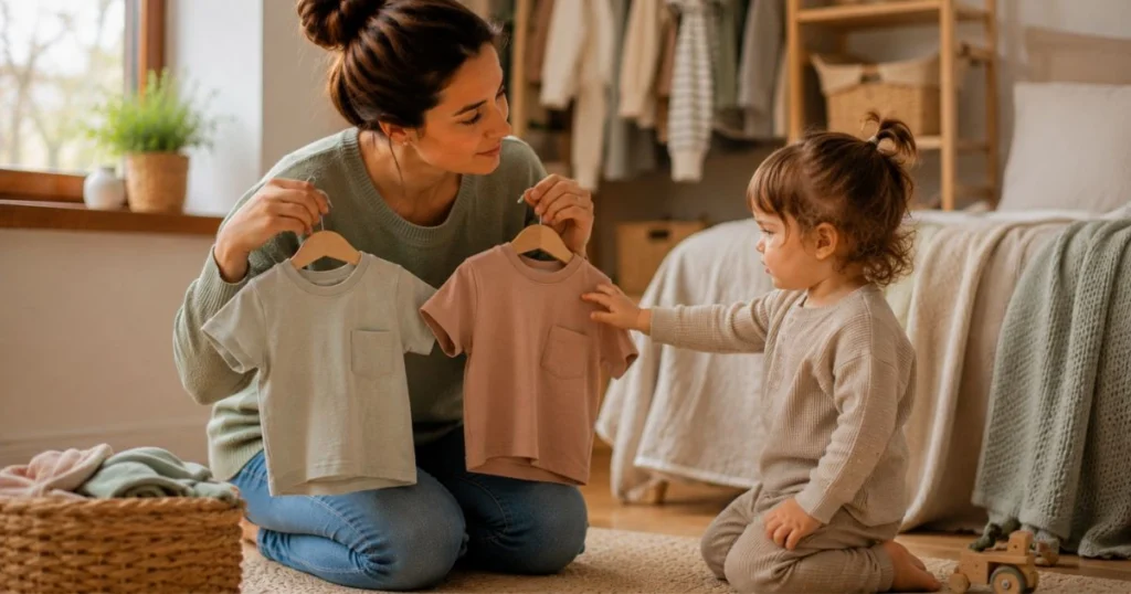 How to Stop Toddler Hitting Without Punishment 14 Parent offering choices to help prevent toddler frustration