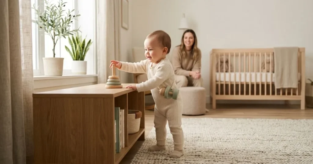 Baby Wake Windows by Age: Complete Guide for 0–24 Months 9 toddler playing and exploring before nap time