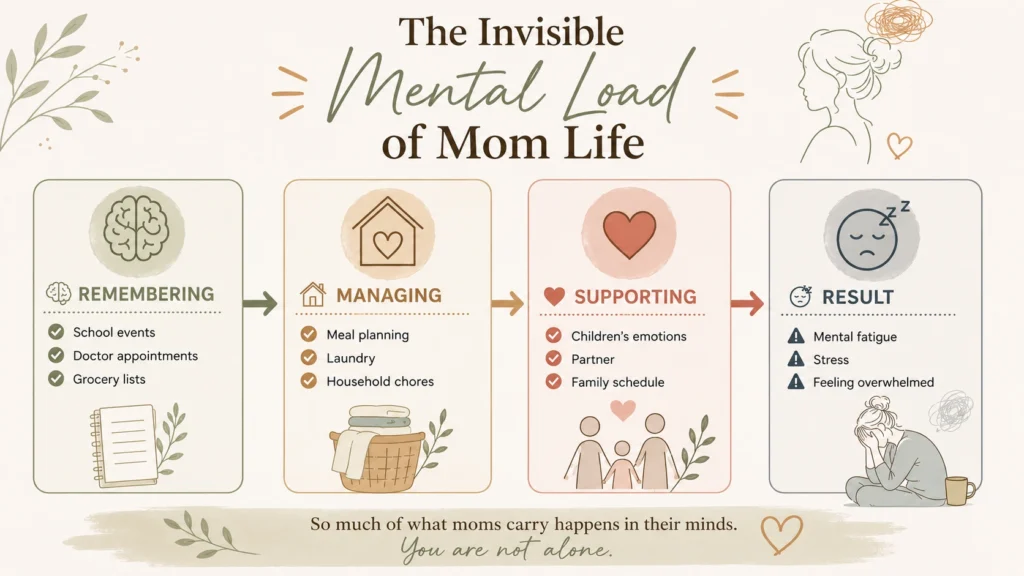 Mom Life: Why It's Hard and How to Enjoy It More (Without Feeling Guilty) 5 The Invisible Mental Load of Mom Life