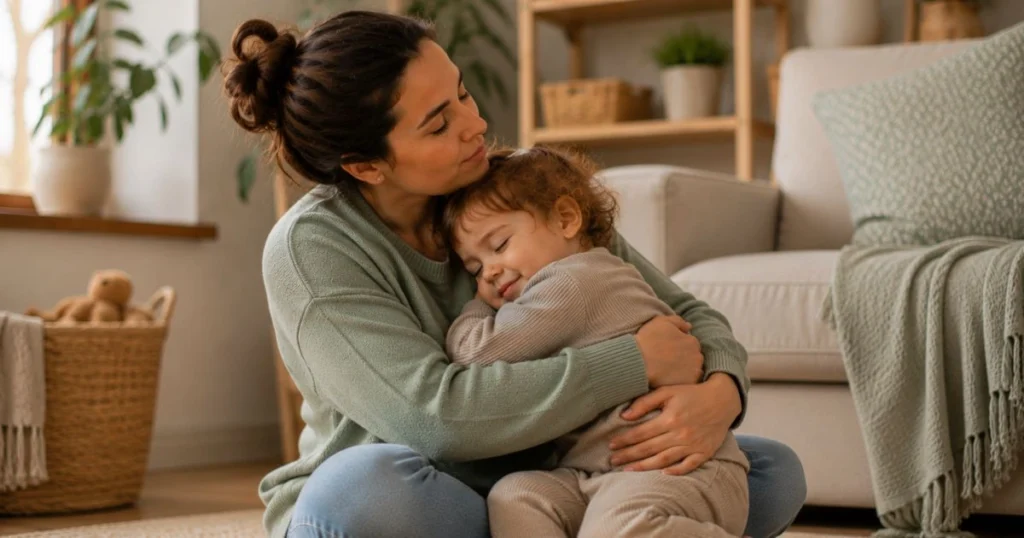 How to Stop Toddler Hitting Without Punishment 16 Parent praising toddler for using words instead of hitting
