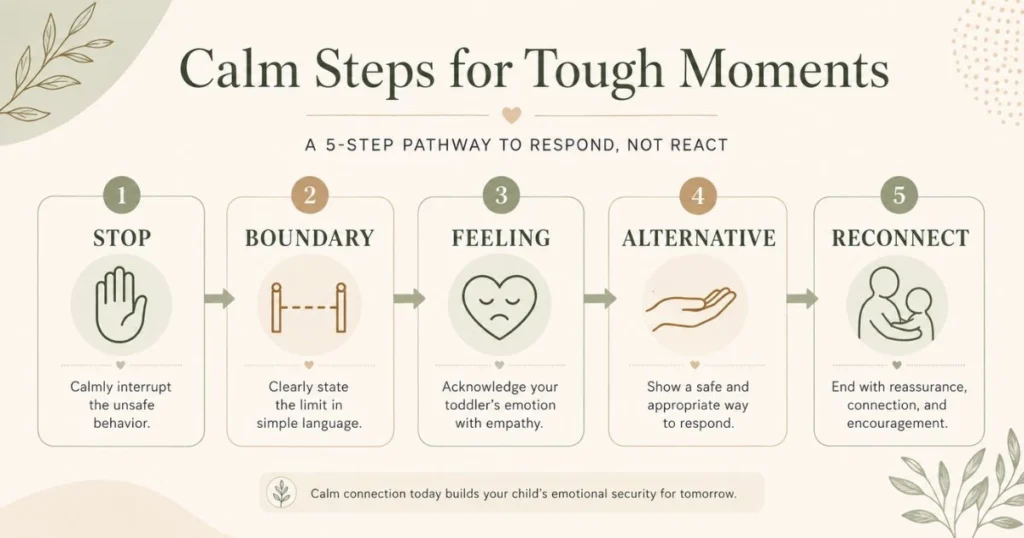 How to Stop Toddler Hitting Without Punishment 17 Five-step plan for responding to toddler hitting