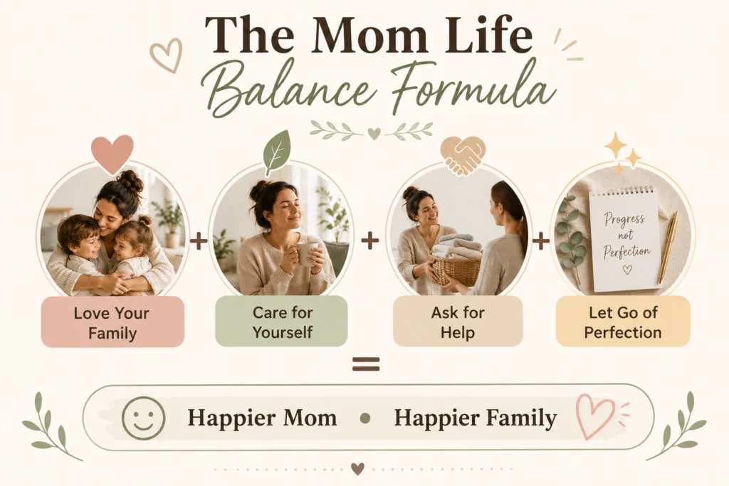 Mom Life: Why It's Hard and How to Enjoy It More (Without Feeling Guilty) 16 The Mom Life Balance Formula