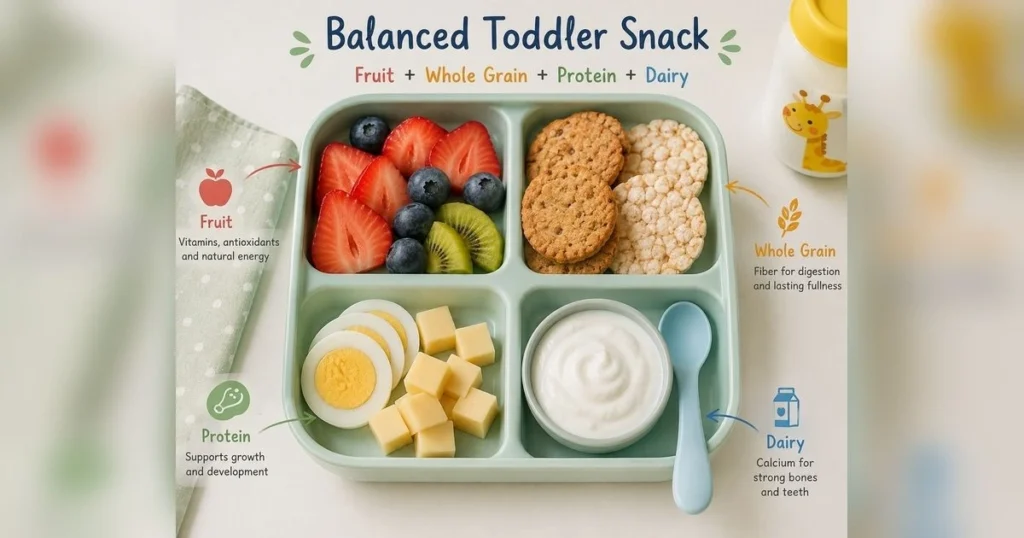 healthy toddler snack combinations