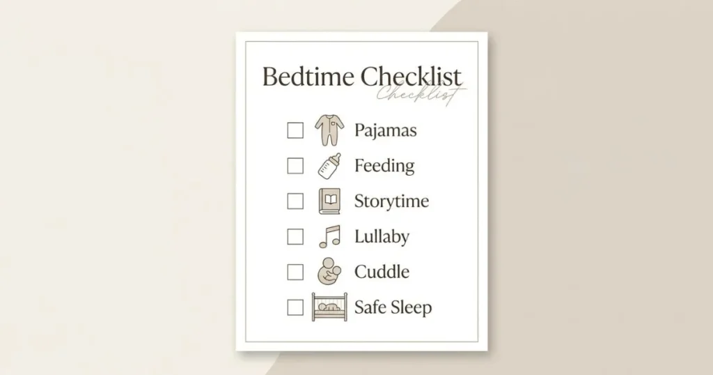 How to Create a Baby Bedtime Routine That Actually Works 22 Baby bedtime routine checklist
