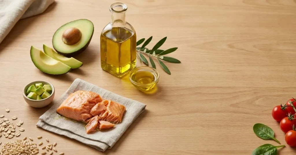 healthy fats for toddler meals avocado olive oil and fish