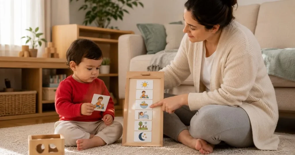 mom toddler playing 