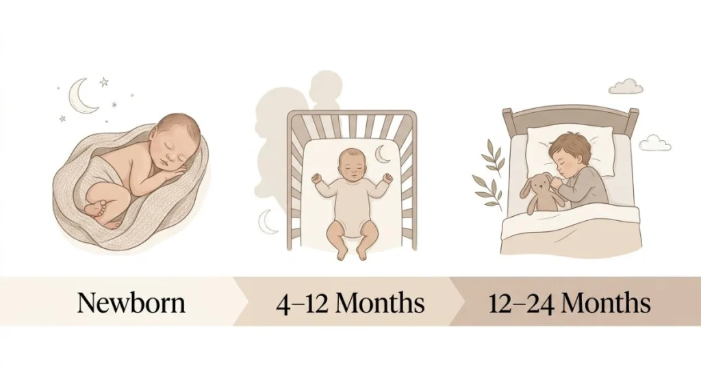 How to Create a Baby Bedtime Routine That Actually Works 6 Baby sleep needs by age