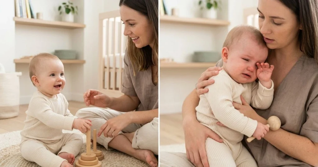 Baby Wake Windows by Age: Complete Guide for 0–24 Months 11 Baby showing different signs of tiredness