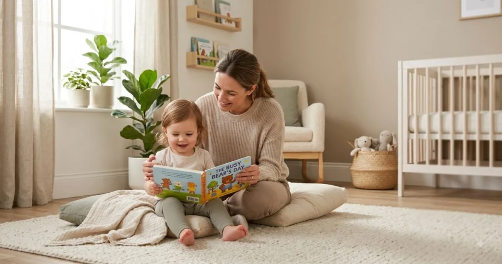 Baby Wake Windows by Age: Complete Guide for 0–24 Months 8 Toddler reading before nap time