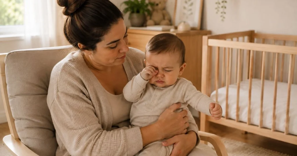 Baby Nap Schedule: A Complete Guide by Age 11 Parent interacting with baby during awake time between naps