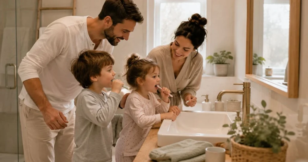 Mom Life: Why It's Hard and How to Enjoy It More (Without Feeling Guilty) 11 Family morning routine