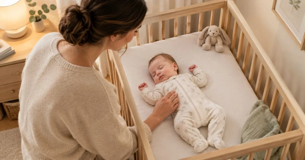Best Newborn Sleepers: How to Choose the Softest Option for Your Baby 15 Peaceful newborn sleeping comfortably in a simple safe sleeper