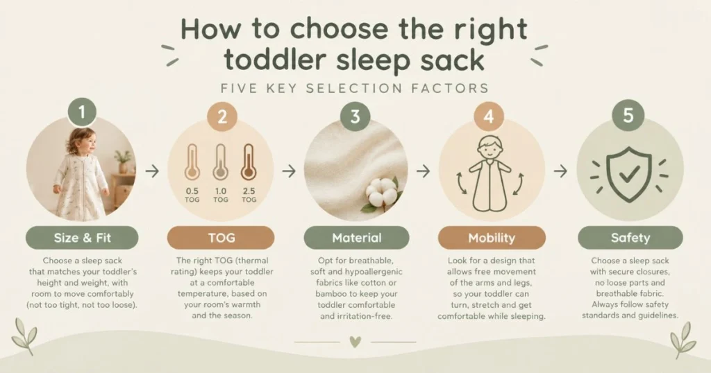 Toddler Sleep Sack: How to Choose the Right One 5 How to choose the right toddler sleep sack