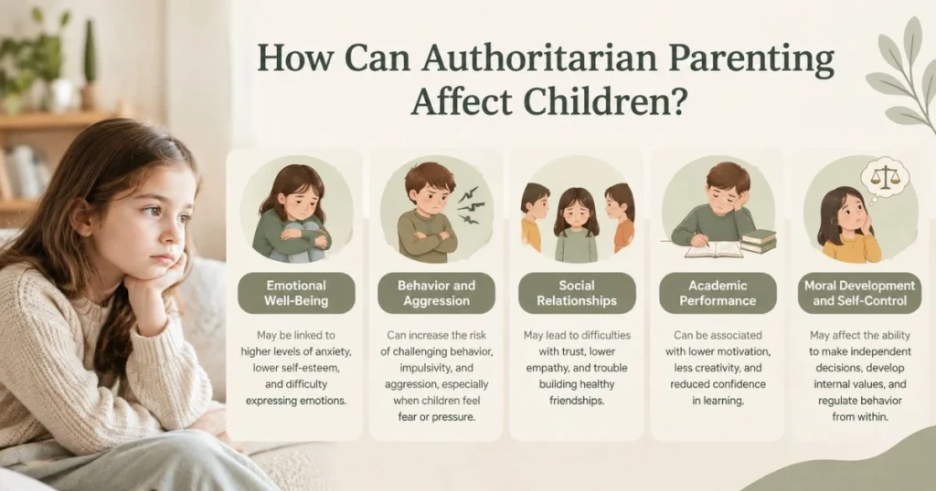Authoritarian Parenting: Characteristics, Effects, and Healthier Alternatives 5 Potential effects of authoritarian parenting on children