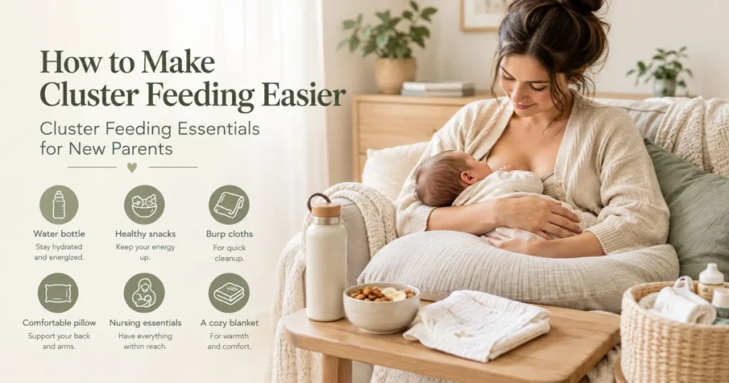 When do babies cluster feed? Signs, Schedule & Tips 8 Cluster Feeding Essentials for New Parents