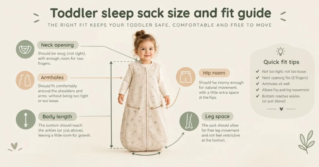 Toddler Sleep Sack: How to Choose the Right One 6 Toddler sleep sack size and fit guide