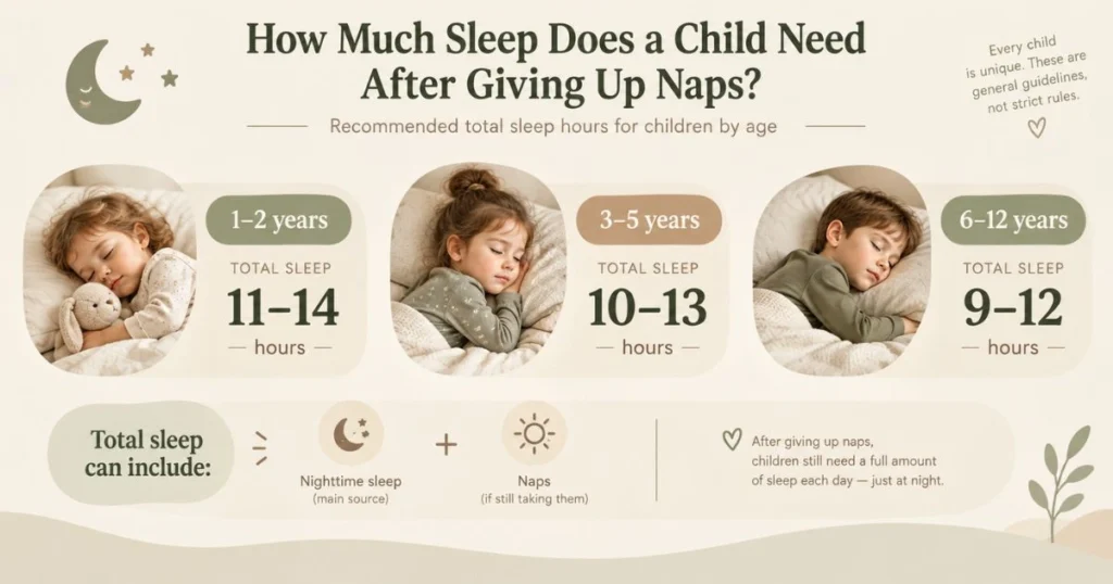 When Do Kids Stop Taking Naps? Signs Your Child May Be Ready 5 Recommended total sleep hours for children by age after giving up naps