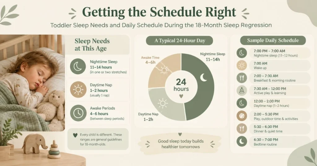 The 18 Month Sleep Regression 6 Toddler sleep needs and daily schedule during the 18-month sleep regression