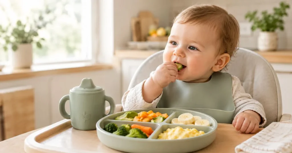 Baby Feeding Chart : 0 to 24 Months 5 Baby starting solid foods