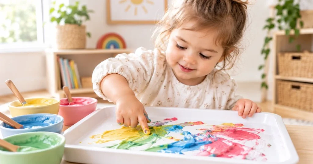 35 Sensory Activities for Toddlers That Are Fun & Easy 7 Edible Finger Painting