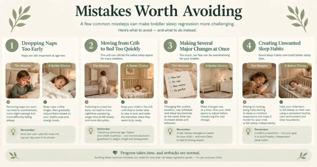 2 year old sleep regression 6 Infographic showing evidence-based strategies for managing toddler sleep regression