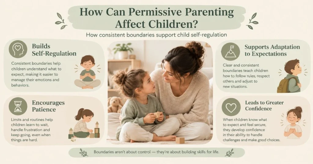 What Is Permissive Parenting? Characteristics, Effects, and How to Break the Cycle 6 How consistent boundaries support child self-regulation