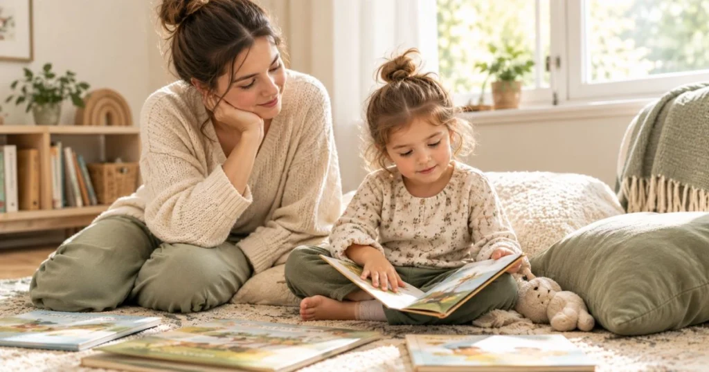 When Do Kids Stop Taking Naps? Signs Your Child May Be Ready 8 Parent and preschooler having quiet time when the child does not want to nap