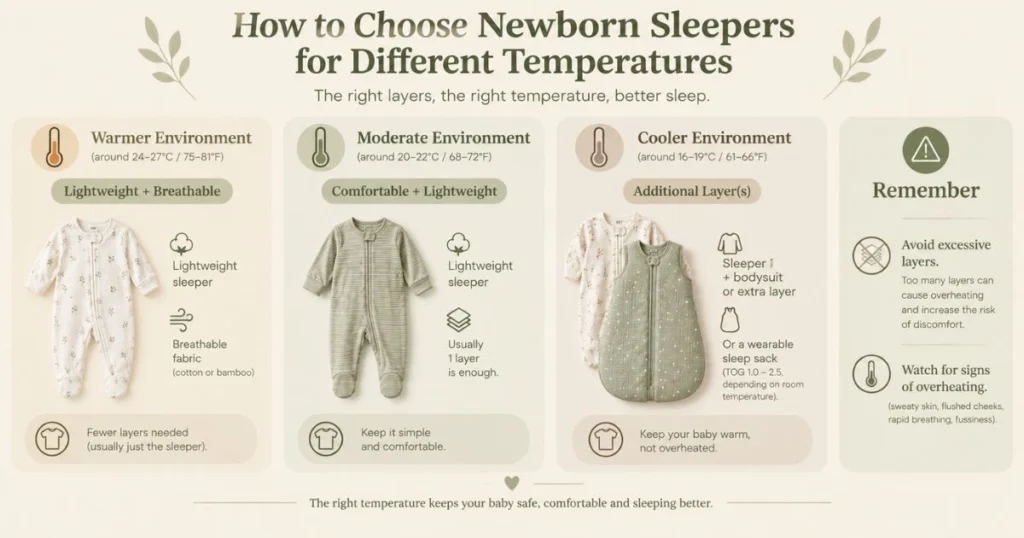 Best Newborn Sleepers: How to Choose the Softest Option for Your Baby 9 Choosing newborn sleepwear according to room temperature