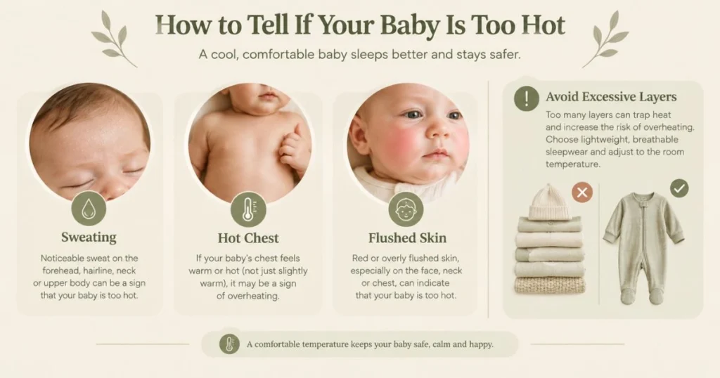 Best Newborn Sleepers: How to Choose the Softest Option for Your Baby 10 Signs of overheating in a newborn including sweating, hot chest and flushed skin