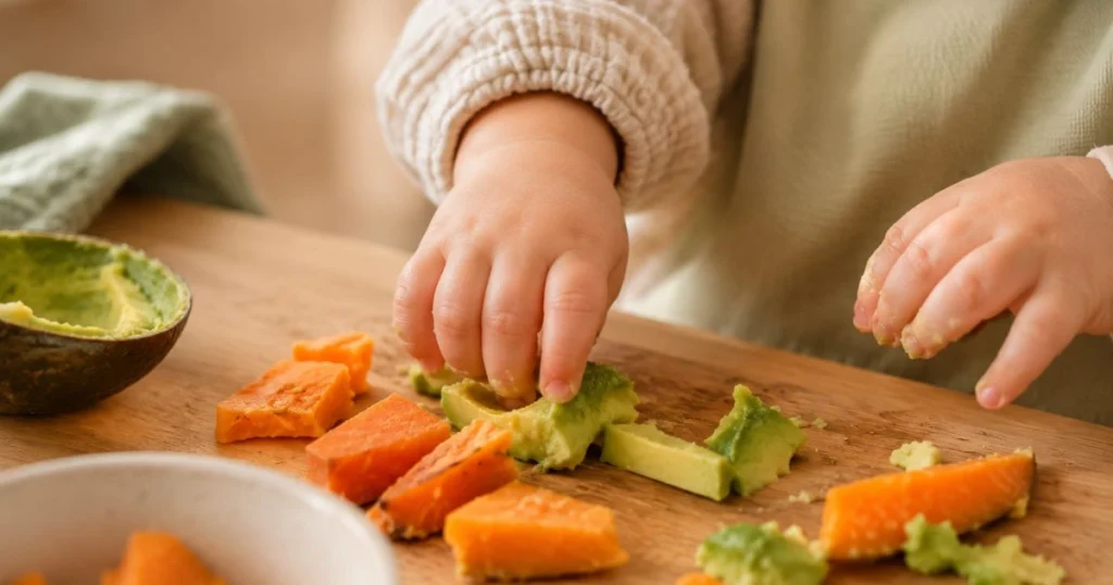 Baby Led Weaning Recipes: 25 Easy Meals for Your Baby 17 Simple healthy finger foods prepared for baby-led weaning