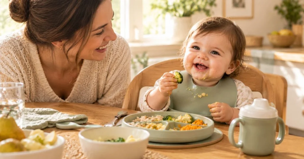 Baby Feeding Chart by Age: Complete Guide for 0–12 Months 11 Preparing baby food safely to reduce choking risks