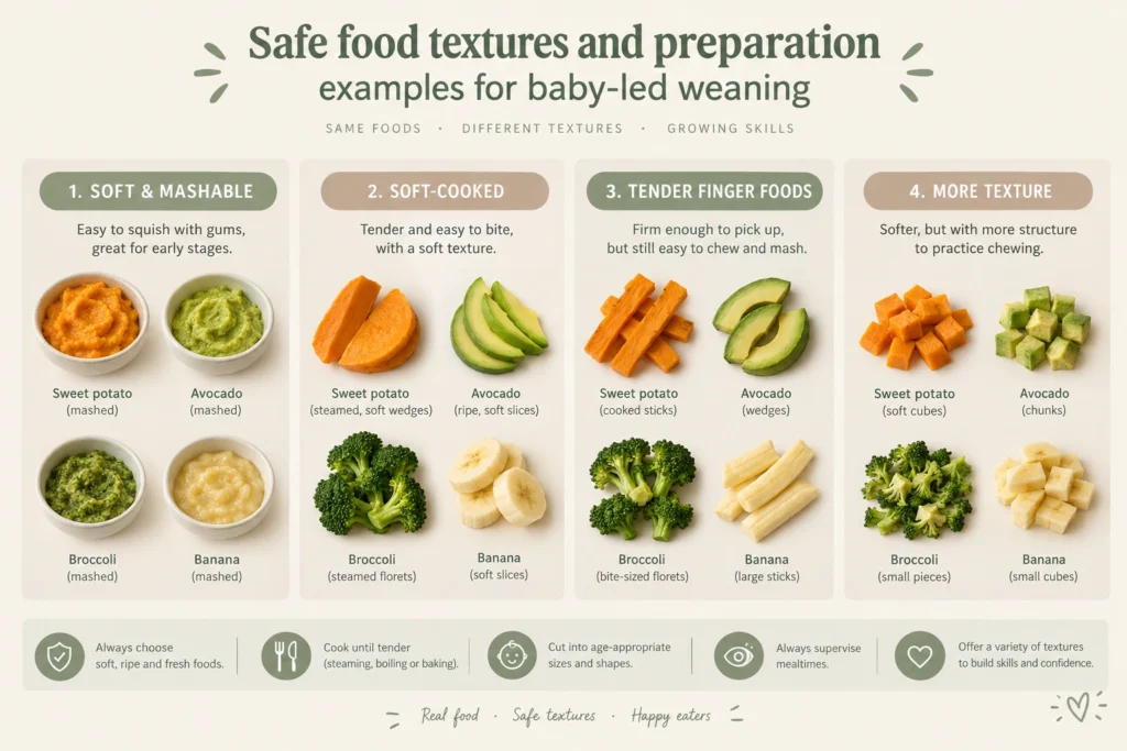 Baby Led Weaning Recipes: 25 Easy Meals for Your Baby 13 Baby-led weaning safety checklist for safe self-feeding