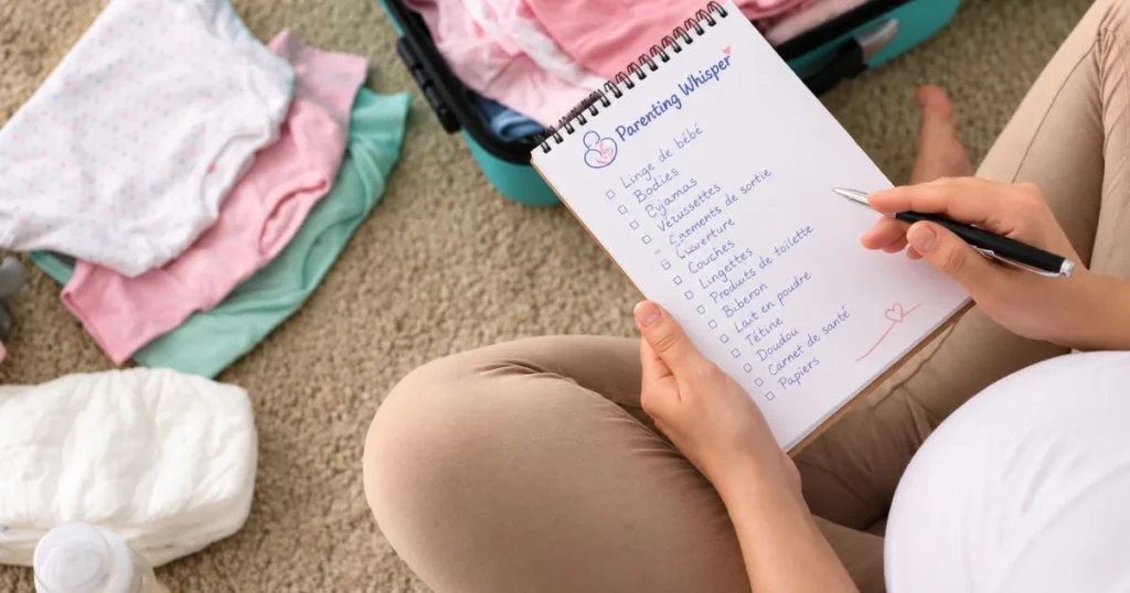 Hospital bag checklist for mom