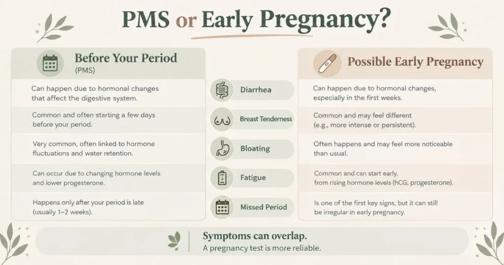 Timeline showing when to take a home pregnancy test for a reliable result