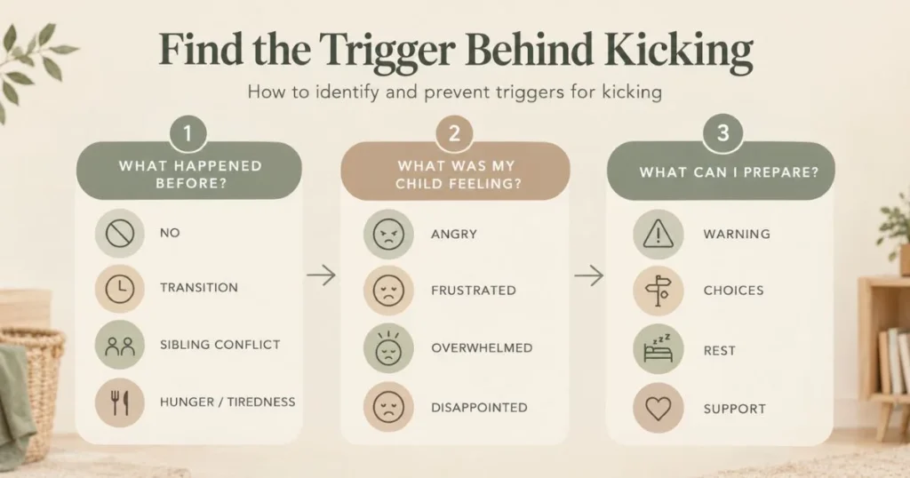How to identify and prevent triggers for kicking